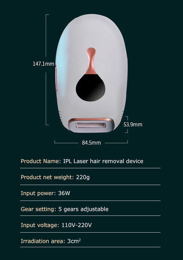 SmartFlash 380 Freezing Point IPL Laser Hair Removal Device