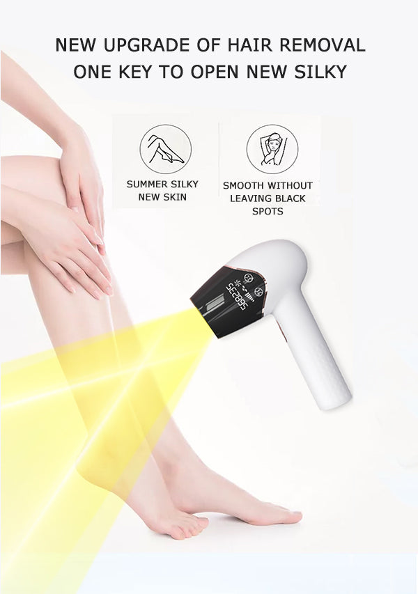 baretiq™ 2 Replaceable Heads At Home IPL laser hair removal-baretiq.com