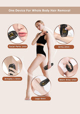 baretiq™ 999999 Flashes At Home IPL laser hair removal-baretiq.com